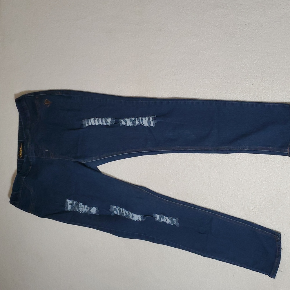 Womens South Pole Skinny Jeans Size XL Pull On